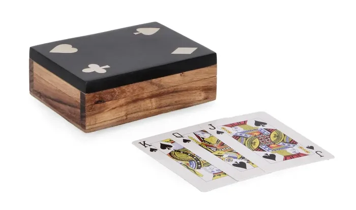 Bizzotto Decorazione Carte Fortune 11,3 x 8,3 Cm Nero - immagine 2