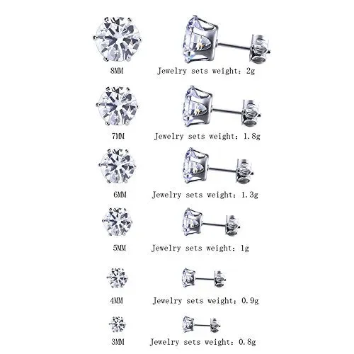 Bliqniq Gioielli in Acciaio Inossidabile Orecchini Donna Argento - immagine 2