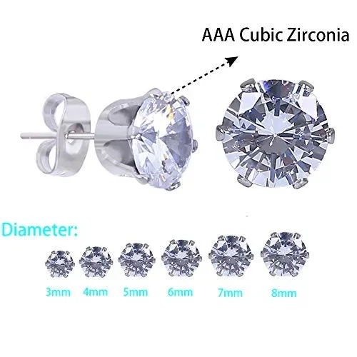 Bliqniq Gioielli in Acciaio Inossidabile Orecchini Donna Argento - immagine 3