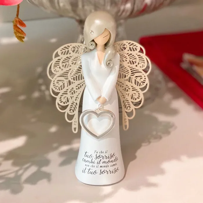 Bomboniera Enesco Il Tuo Sorriso Cambio Il Mondo H15,5 cm - immagine 2