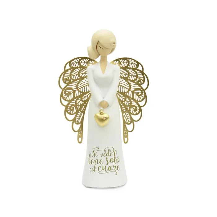 Bomboniera Enesco Statuetta Si Vede Bene Solo Col Cuore H15,5 cm