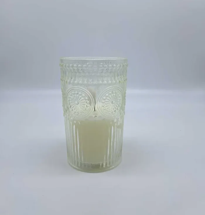 BONTURI CASA HOME DECORATION Candela Led Vetro 8 x 12,5 Cm Trasparente