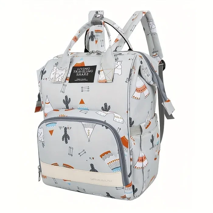 Borsa per la mamma, Zaino per la mamma multifunzionale di grande capacità, Borsa per la mamma e il bambino, Zaino per la mamma, Borsa per la maternità, Regalo di Halloween, Ringraziamento e Natale