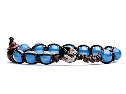 Bracciale tibetano in Agata Blu MainApps