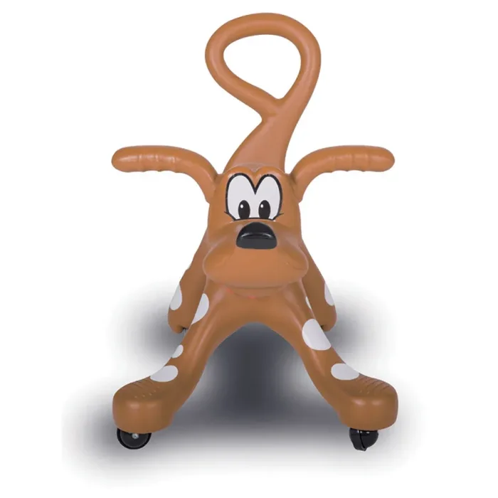 Cagnolino Cavalcabile per Bambini Kid Smile Doog Foot Marrone - immagine 2