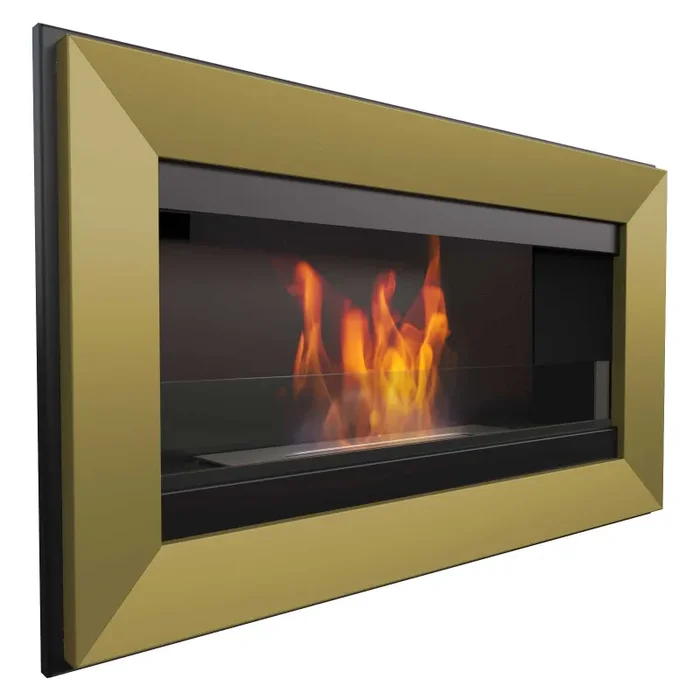 Camino a Bioetanolo da Parete 88×51 cm Flig Las Vegas Oro