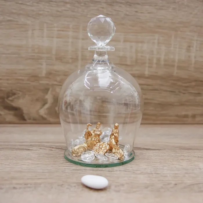 Campana con Sacra Famiglia Oro Via Margutta