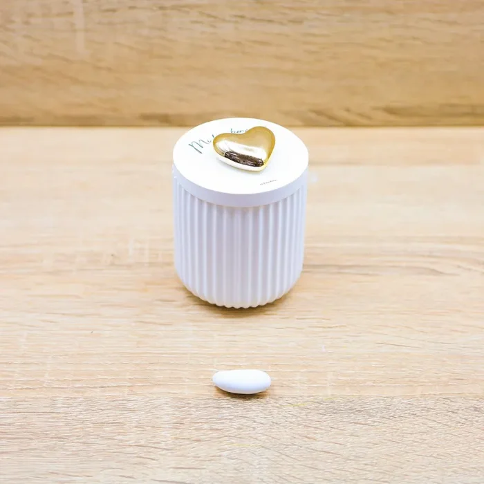 Candela con Cuore Oro Claraluna