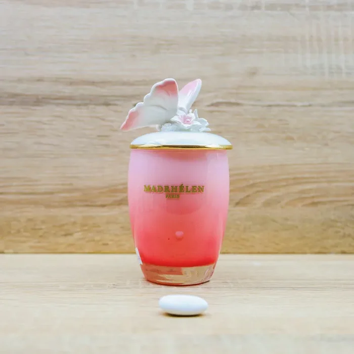 Candela Rosa con Farfalla “Linea Papillon” Madrhèlen