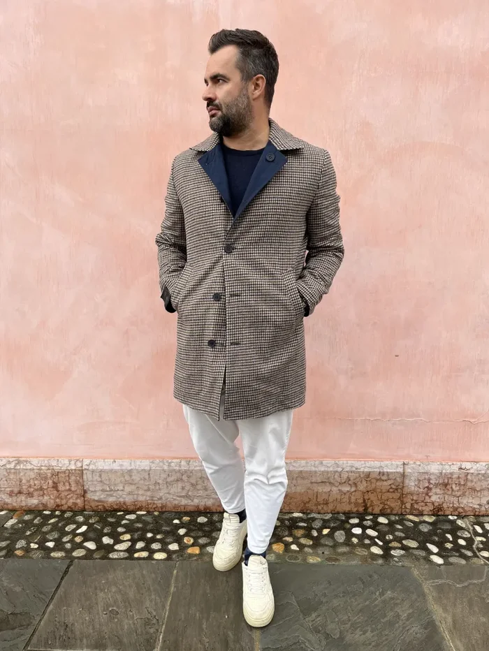 CAPPOTTO DOUBLE BLU - immagine 3