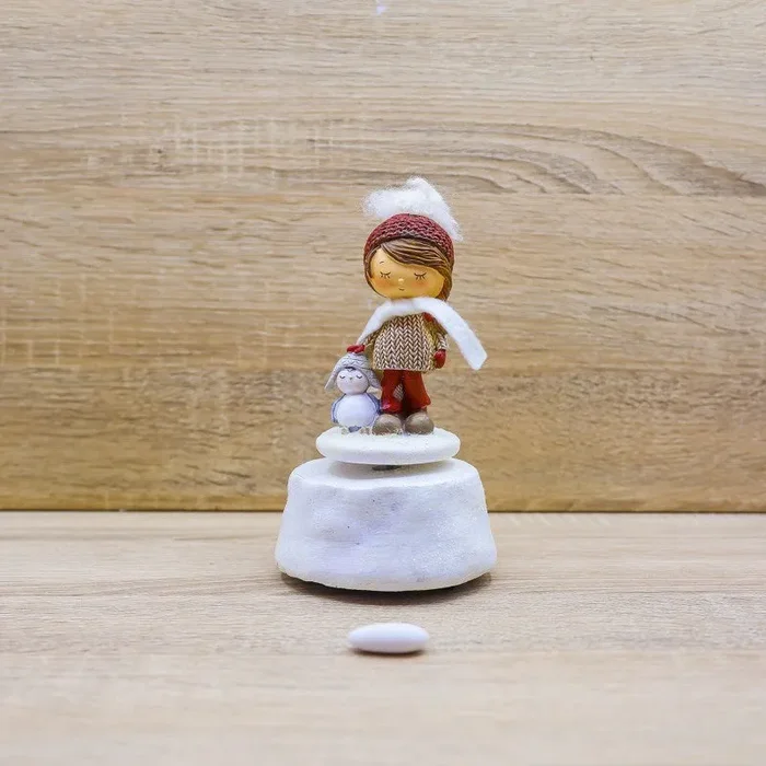 Carillon Bimba con Pinguino Mandorle by Paben