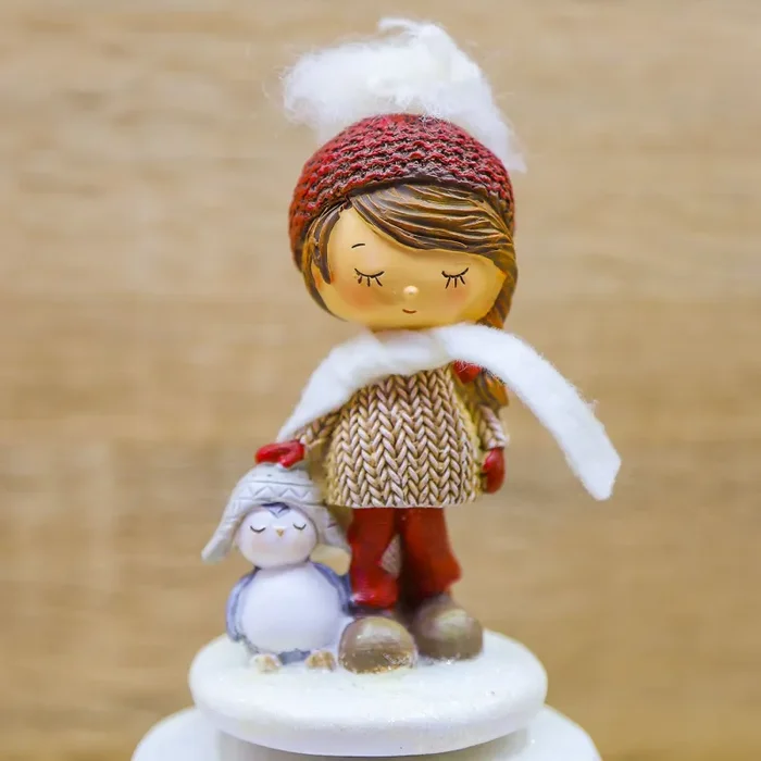 Carillon Bimba con Pinguino Mandorle by Paben - immagine 2