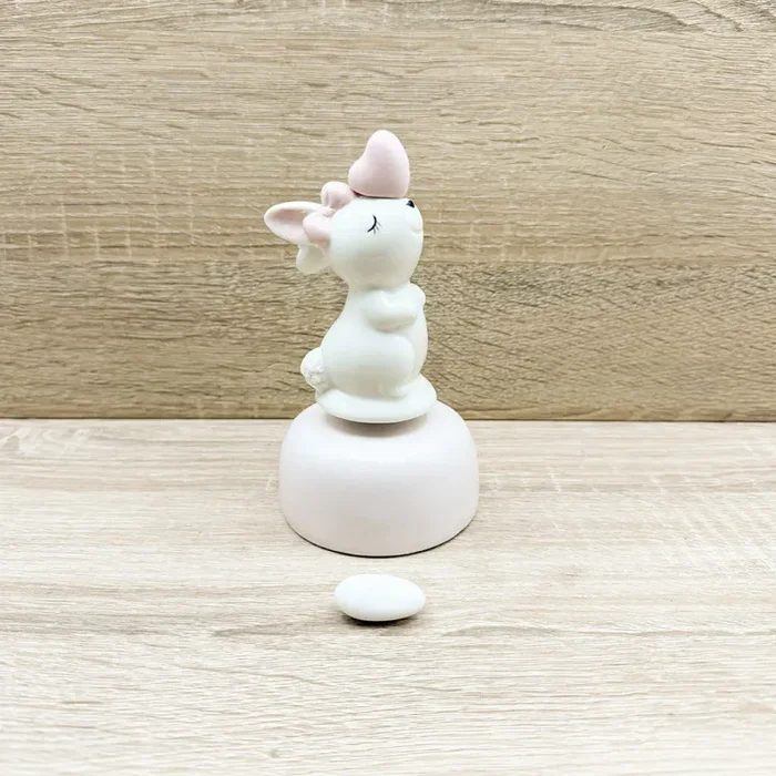 Carillon Coniglietto Rosa Claraluna