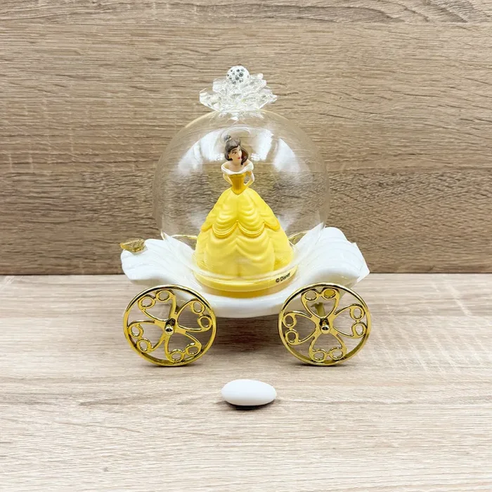 Carrozza con Campana Bella Disney Orchidea Bomboniere Vendita calda