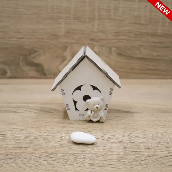 Casetta Led con Orsetto della Fortuna