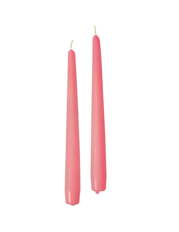 Cereria Di Giorgio Candele Coniche D 2,2 Cm H 25 Cm Rosa Bebè 10 Pz
