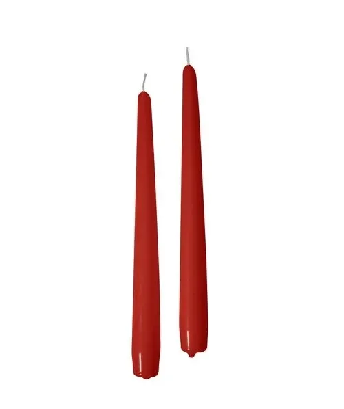 Cereria Di Giorgio Candele Coniche D 2,2 Cm H 30 Cm 12 Pz Rosso