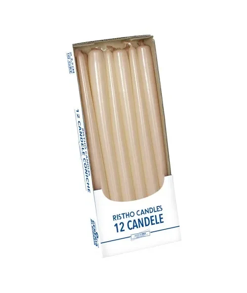 Cereria Di Giorgio Candele Coniche Ø 2,2 cm H. 30 cm (12 pz) – Panna - immagine 2