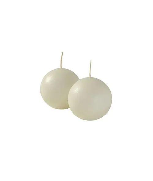 Cereria Di Giorgio Candele sfera Ø 4,5 cm (12 pz) – Panna Online