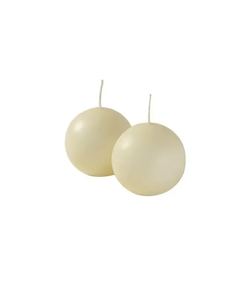 Cereria Di Giorgio Candele Sfera Ø 6 cm (6 pz) – Avorio
