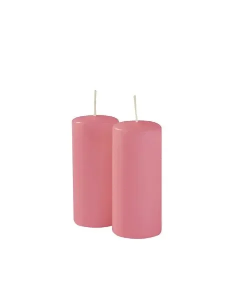 Cereria Di Giorgio Ceri Ø 5 cm H. 12 cm (9 pz) – Rosa Bebé