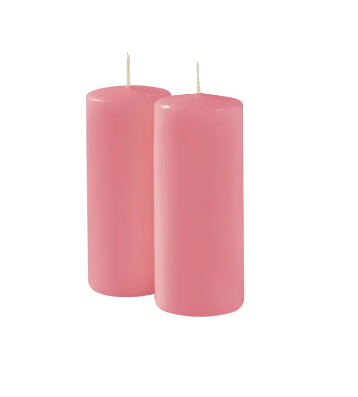 Cereria Di Giorgio Ceri Ø 6 cm H. 15 cm (6 pz) – Rosa Bebè