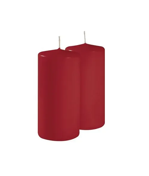 Cereria Di Giorgio Ceri Ø 7 cm H. 15 cm (4 pz) – Rosso