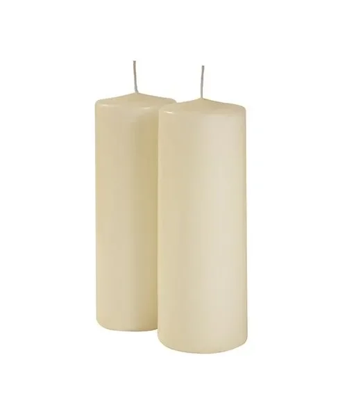 Cereria Di Giorgio Ceri Ø 7 cm H. 20 cm (2 pz) – Avorio