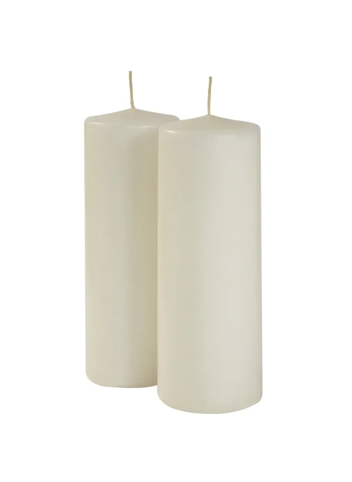 Cereria Di Giorgio Ceri Ø 7 cm H. 20 cm (2 pz) – Panna