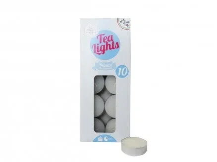 Cereria Di Giorgio My Tea Light 10 Pz Bianco Vendita calda