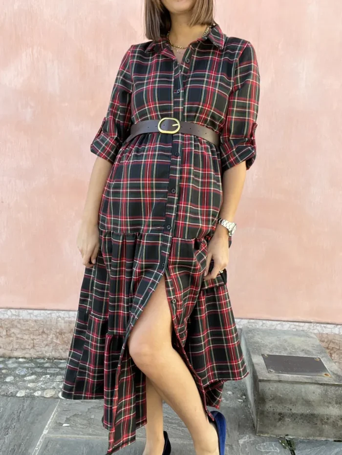 CHEMISIER TARTAN