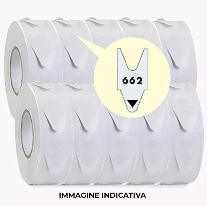 Confezione da 20000 Tickets per Distributore a Chiocciola 3 Cifre Visel Rossi - immagine 2