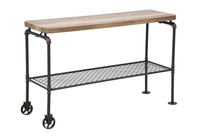 Console Manhattan 122x44x75 cm in Ferro e MDF