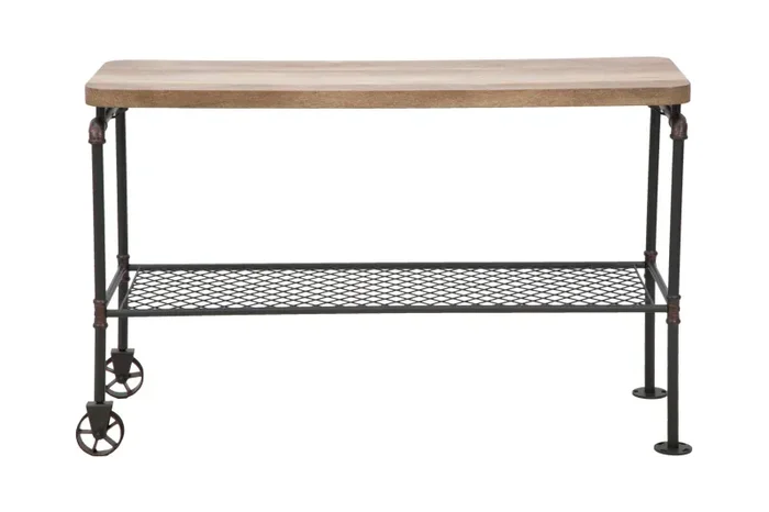 Console Manhattan 122x44x75 cm in Ferro e MDF - immagine 2