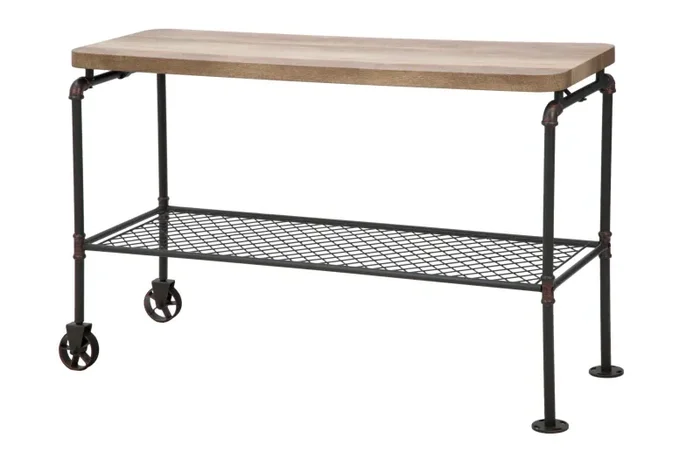 Console Manhattan 122x44x75 cm in Ferro e MDF - immagine 3