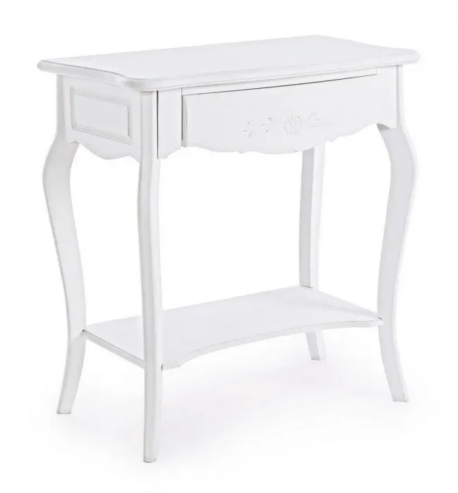 Consolle 1 Cassetto Daisy Rettangolare in Legno