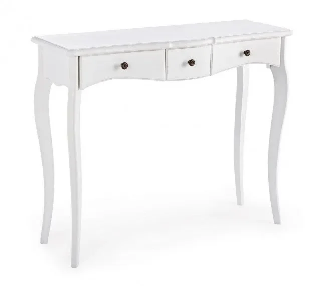 Consolle 3 Cassetti Daisy Piccola in Legno Online