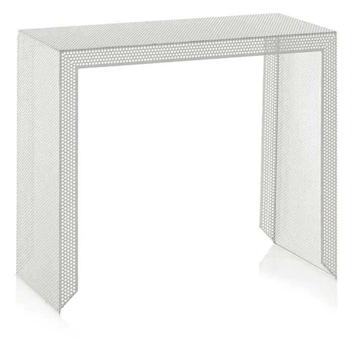 Consolle 85x40x70 cm in Metallo Bianco