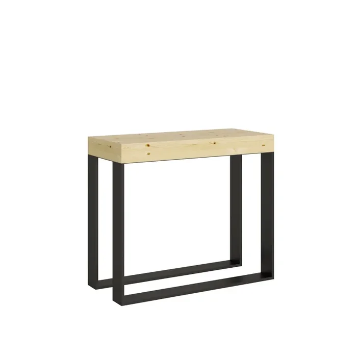 Consolle Allungabile 90-190x40x77 cm in Nobilitato Marrone