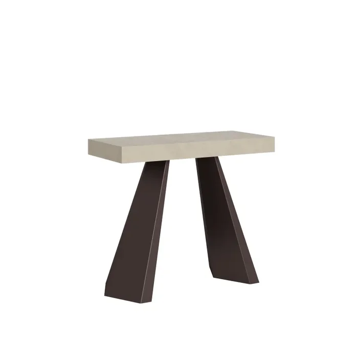 Consolle Allungabile 90-196x40x77 cm Diamante Small Premium Cashmere Telaio Orso