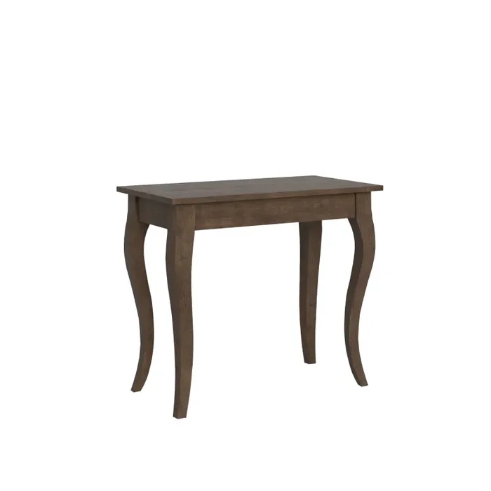 Consolle Allungabile 90-204x48x77 cm in Nobilitato Marrone In saldo