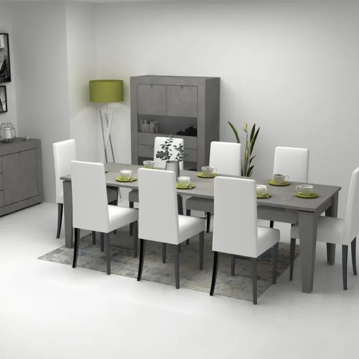 Consolle Allungabile 90×50/304×76 cm Natron cemento - immagine 2