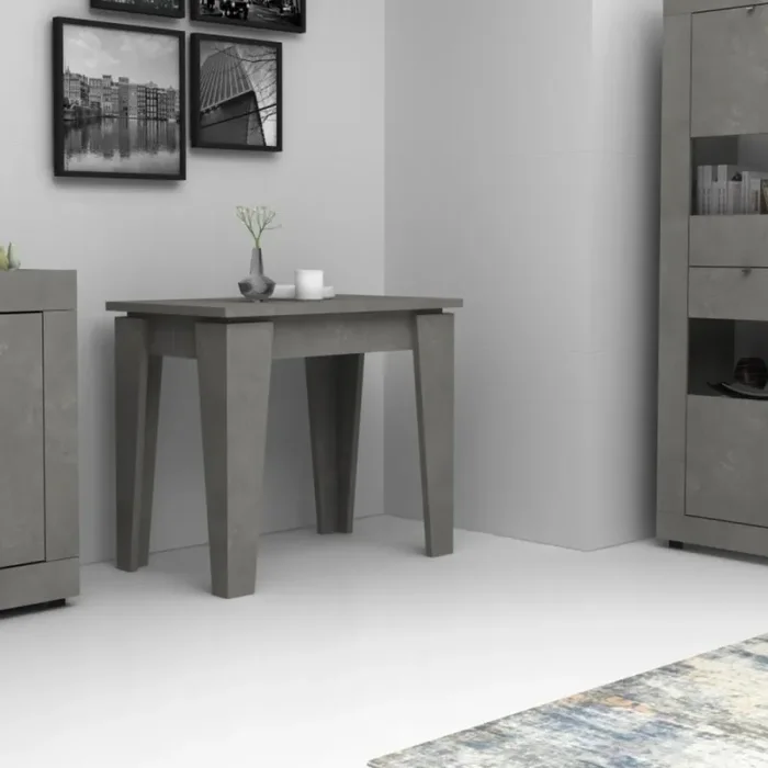 Consolle Allungabile 90×50/304×76 cm Natron cemento - immagine 3