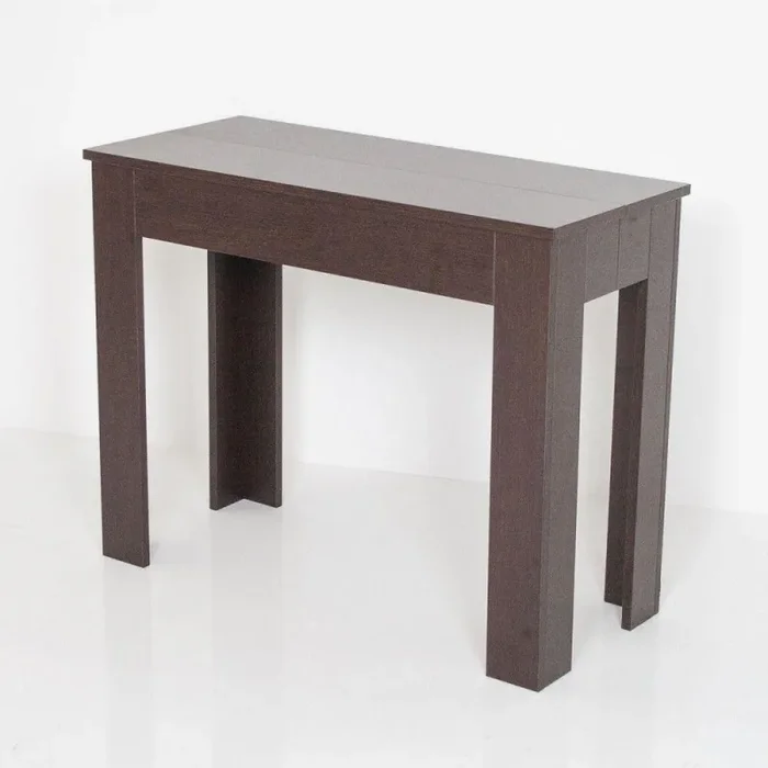 Consolle Allungabile in Legno H72x42x95/142cm Itamoby Magic Junior Rovere Moro Classica Vendita calda online