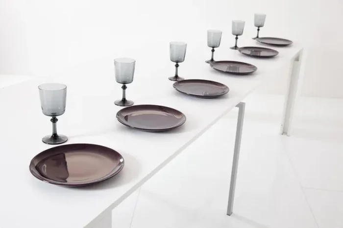 Consolle Allungabile in Legno H75x42x90/302cm Itamoby Magica Bianco Frassino Classica