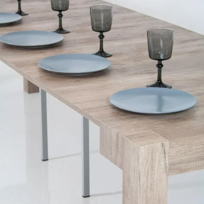 Consolle Allungabile in Legno H76,6x46x90/306cm Itamoby Look Ciliegio Classica