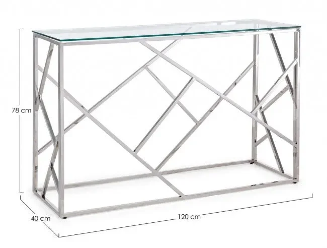 Consolle Rayan 120×40 in Metallo Online - immagine 2