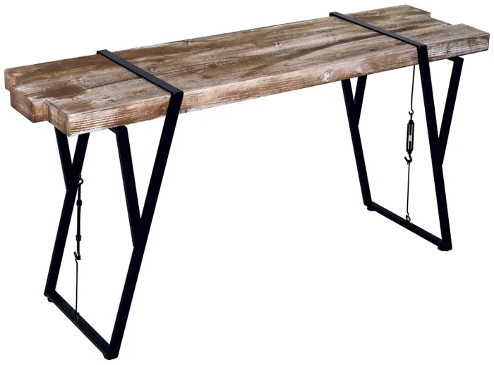 Consolle Rettangolare in Legno MDF e Abete Bilbao