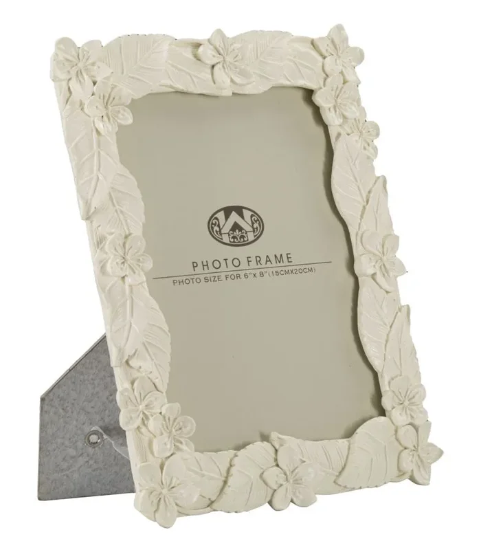 Cornice Leaf Cream 20,5x2x26 cm in Poliresina e Vetro