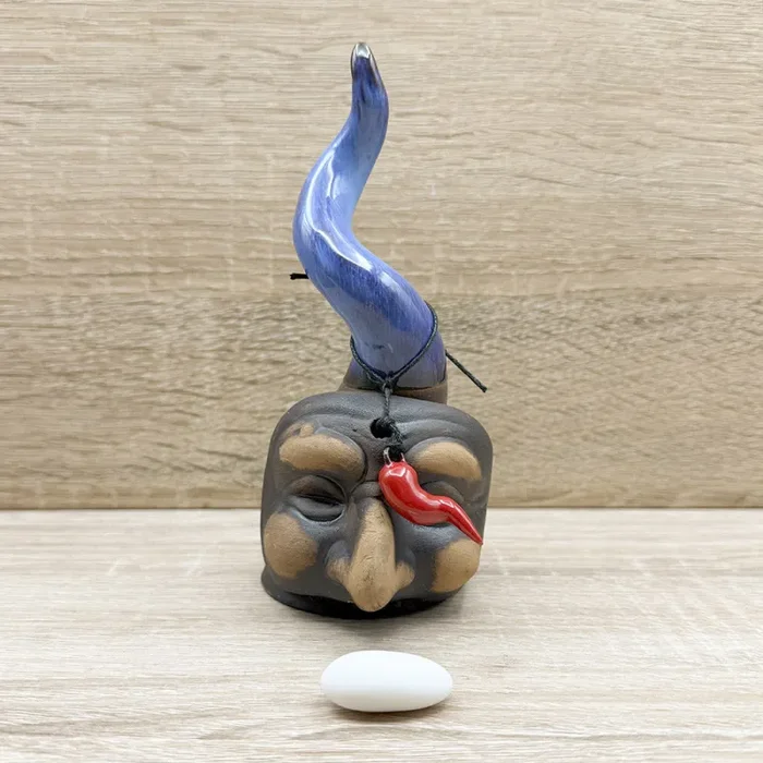 Corno con Maschera di Pulcinella Bella Napoli